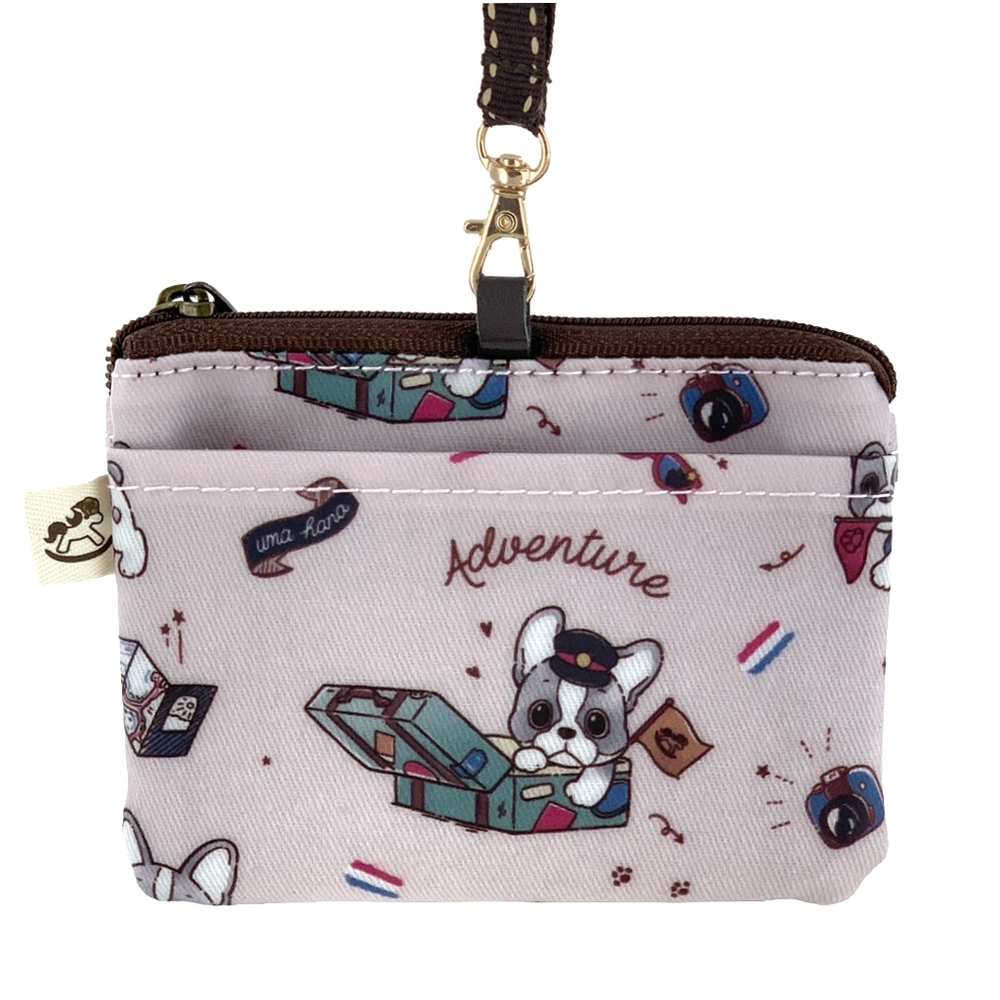 Waterproof Frenchie Coin Purse Card Pouch Holder
